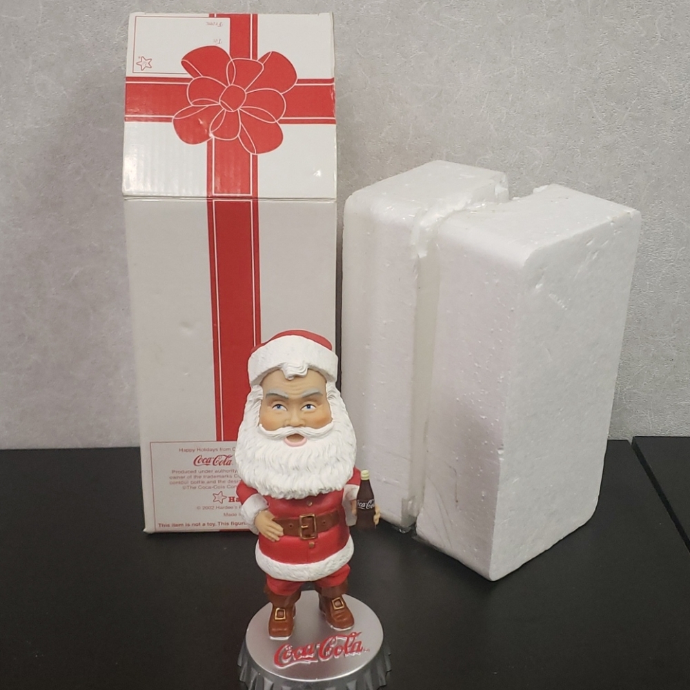 Santa Coca-Cola bobble head with original packagin